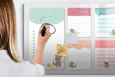 Magnetická kreslící tabule seznam přání