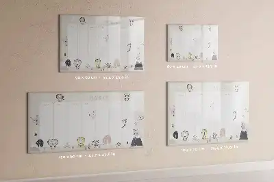 Magnetická kreslící tabule plán týdne