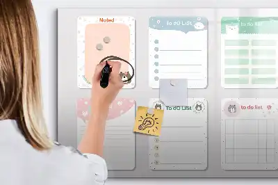 Magnetická kreslící tabule barevné provedení