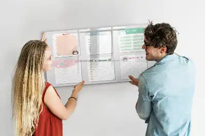 Magnetická kreslící tabule barevné provedení