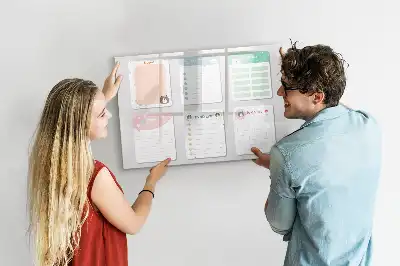 Magnetická kreslící tabule barevné provedení