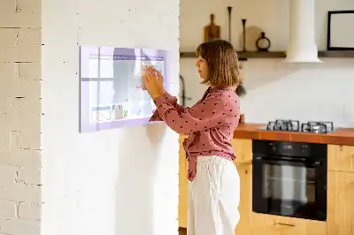 Magnetická kreslicí tabule v růžovém provedení jako roční plánovač