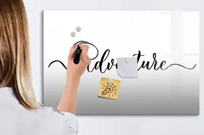 Magnetická kreslící tabule s nápisem Dobrodružství