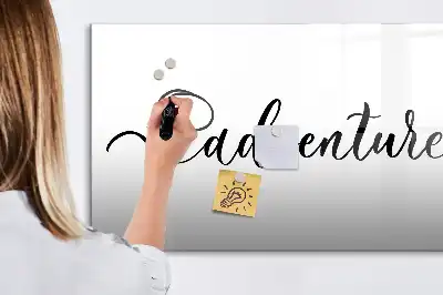 Magnetická kreslící tabule s nápisem Dobrodružství