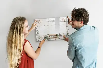 Magnetická popisovatelná tabule roztomilý plánovač