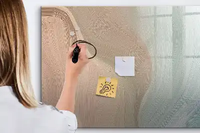 Magnetická kreslící tabule ve vzoru abstrakce vln