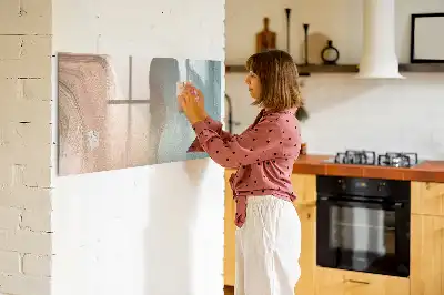 Magnetická kreslící tabule ve vzoru abstrakce vln