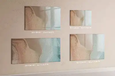 Magnetická kreslící tabule ve vzoru abstrakce vln
