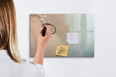 Magnetická kreslící tabule ve vzoru abstrakce vln