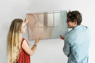 Magnetická kreslící tabule ve vzoru abstrakce vln