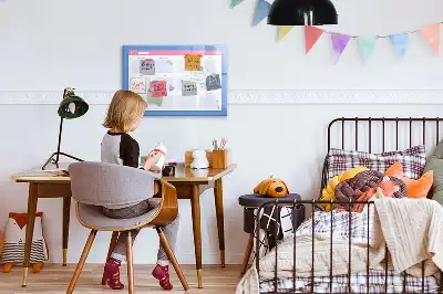 Magnetická tabule měsíční plánovač se smazatelným povrchem
