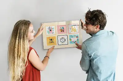 Popisovatelná magnetická tabule s motivačními hesly
