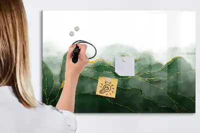 Magnetická kreslící tabule s motivem abstrakce listu