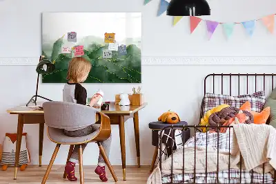 Magnetická kreslící tabule s motivem abstrakce listu