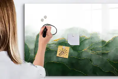Magnetická kreslící tabule s motivem abstrakce listu