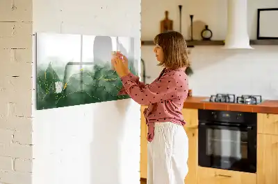 Magnetická kreslící tabule s motivem abstrakce listu