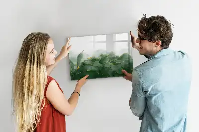 Magnetická kreslící tabule s motivem abstrakce listu