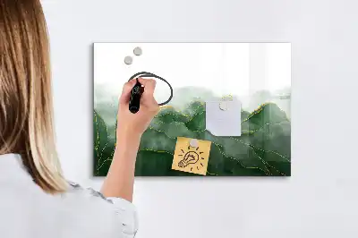Magnetická kreslící tabule s motivem abstrakce listu