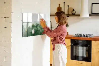 Magnetická kreslící tabule s motivem abstrakce listu