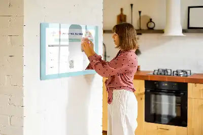 Magnetická kreslící tabule plánovač jídelníčku