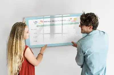 Magnetická kreslící tabule plánovač jídelníčku