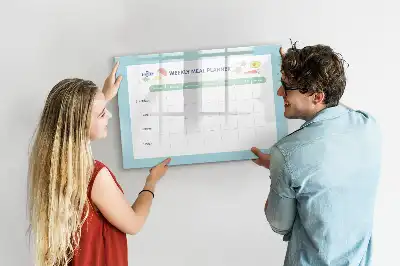 Magnetická kreslící tabule plánovač jídelníčku