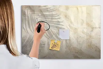 Magnetická kreslící tabule stín na písku