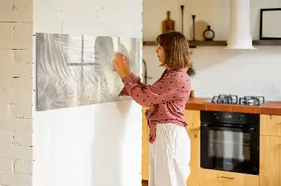 Magnetická kreslící tabule stín na písku