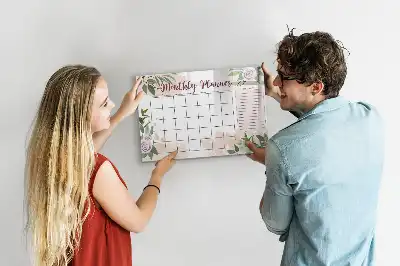 Magnetická kreslící tabule s motivem růží