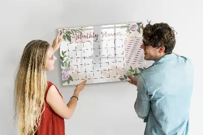 Magnetická kreslící tabule s motivem růží