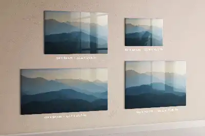 Magnetická kreslící tabule motiv abstrakce krajiny