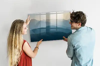 Magnetická kreslící tabule motiv abstrakce krajiny