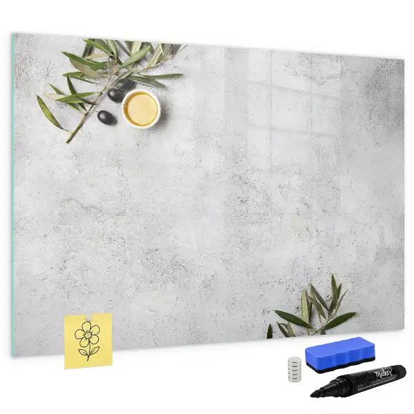Magnetická kreslicí tabule minimalistické olivy