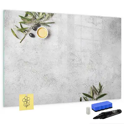 Magnetická kreslicí tabule minimalistické olivy