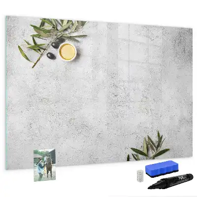 Magnetická kreslicí tabule minimalistické olivy