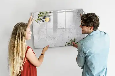 Magnetická kreslicí tabule minimalistické olivy
