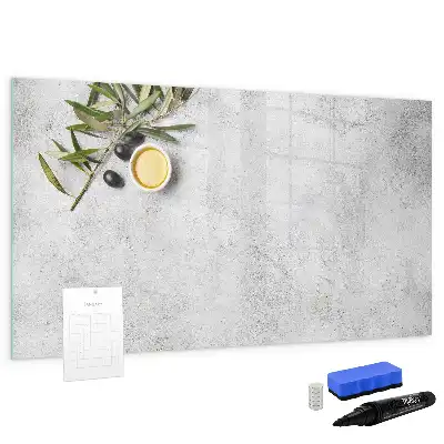 Magnetická kreslicí tabule minimalistické olivy