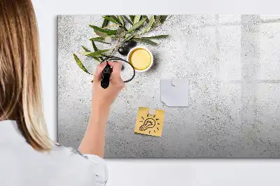 Magnetická kreslicí tabule minimalistické olivy