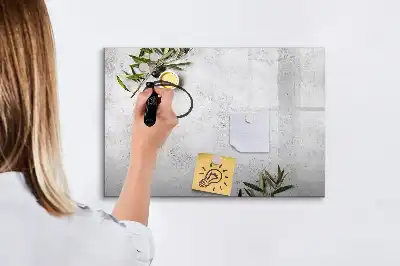 Magnetická kreslicí tabule minimalistické olivy
