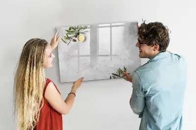 Magnetická kreslicí tabule minimalistické olivy