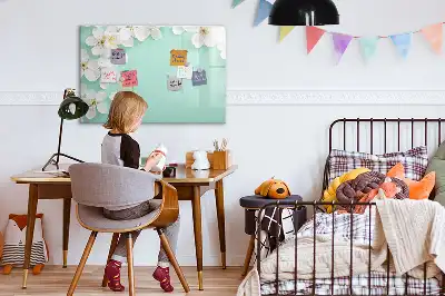 Popisovatelná magnetická tabule motiv plovoucí sedmikrásky