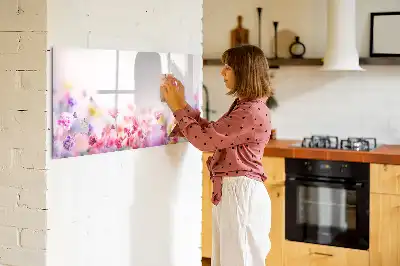 Magnetická kreslící tabule květiny na louce