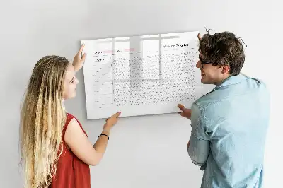Magnetická kreslicí tabule pro sledování návyků