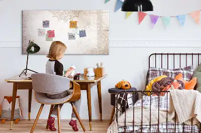 Popisovatelná magnetická tabule s dekorativním vzorem