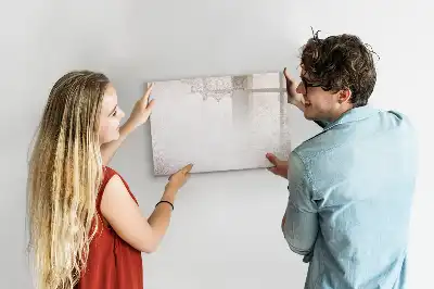 Popisovatelná magnetická tabule s dekorativním vzorem