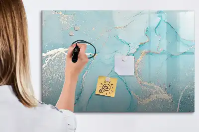 Magnetická kreslící tabule v dekoru mramoru