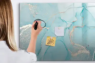 Magnetická kreslící tabule v dekoru mramoru