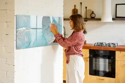 Magnetická kreslící tabule v dekoru mramoru