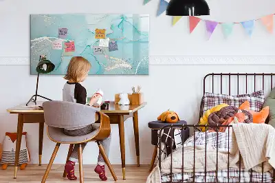 Magnetická kreslící tabule v dekoru mramoru