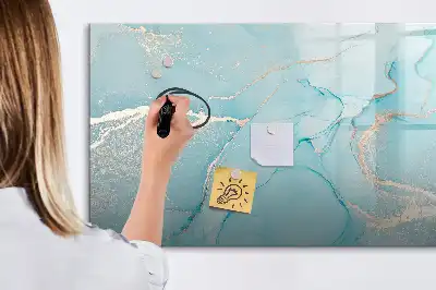 Magnetická kreslící tabule v dekoru mramoru